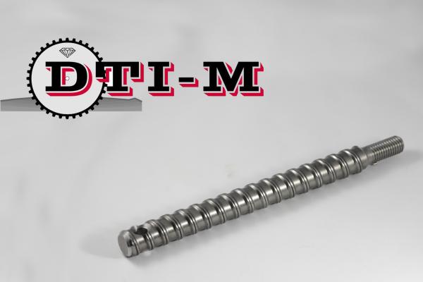 Knurled threaded rod